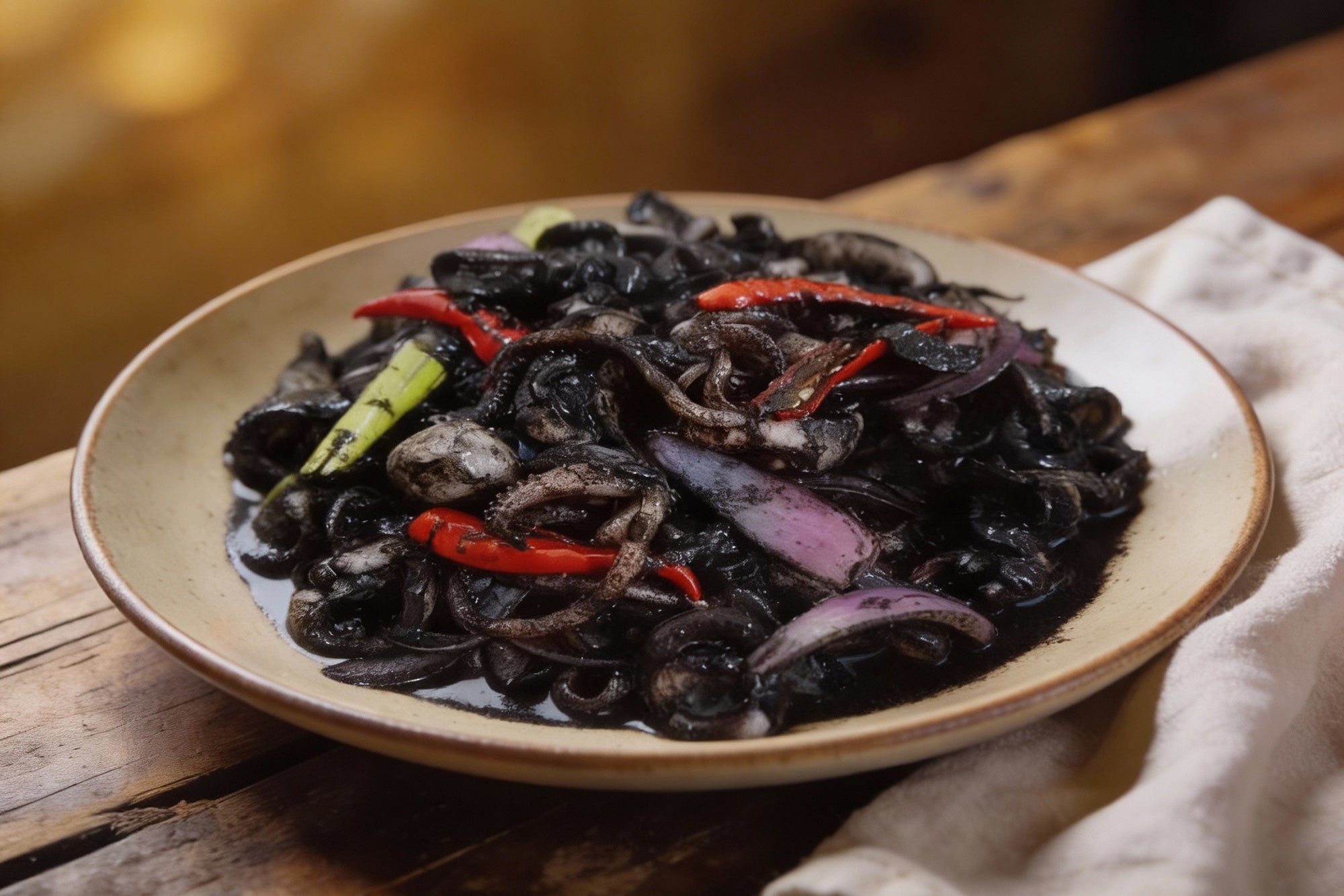 Squid in Black Ink Sauce – Russell Taylors SG