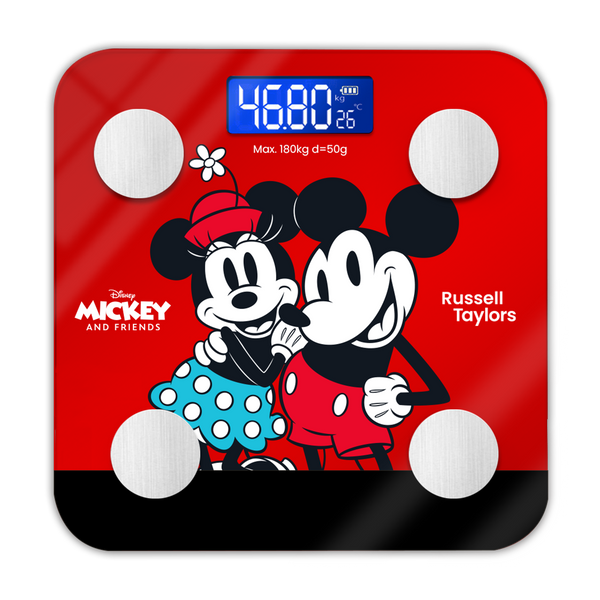 Russell Taylors x Disney Mickey Bluetooth Body Fat Smart Weighing Scale BWS-MK1