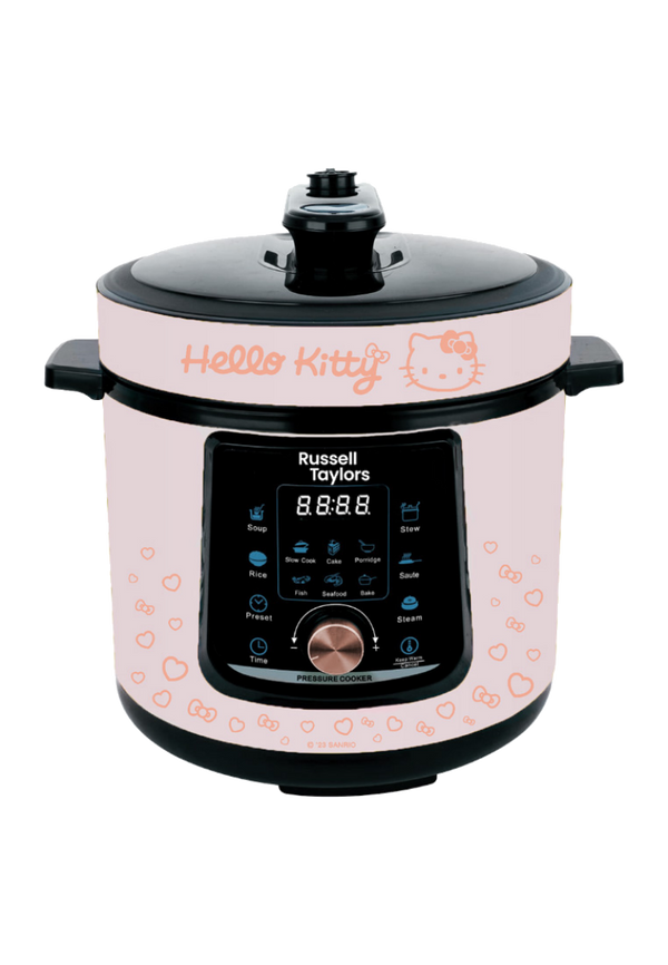 Russell Taylors x Sanrio Hello Kitty Pressure Cooker with Stainless Steel Pot (6L) D2-HK